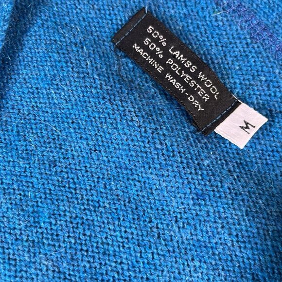 Vintage Women's SZ MED LambsWool Blend Cardigan Grandpa Sweater CottageCore  For - Picture 3 of 6